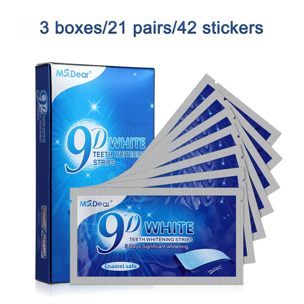 9D Teeth Whitening Strips
