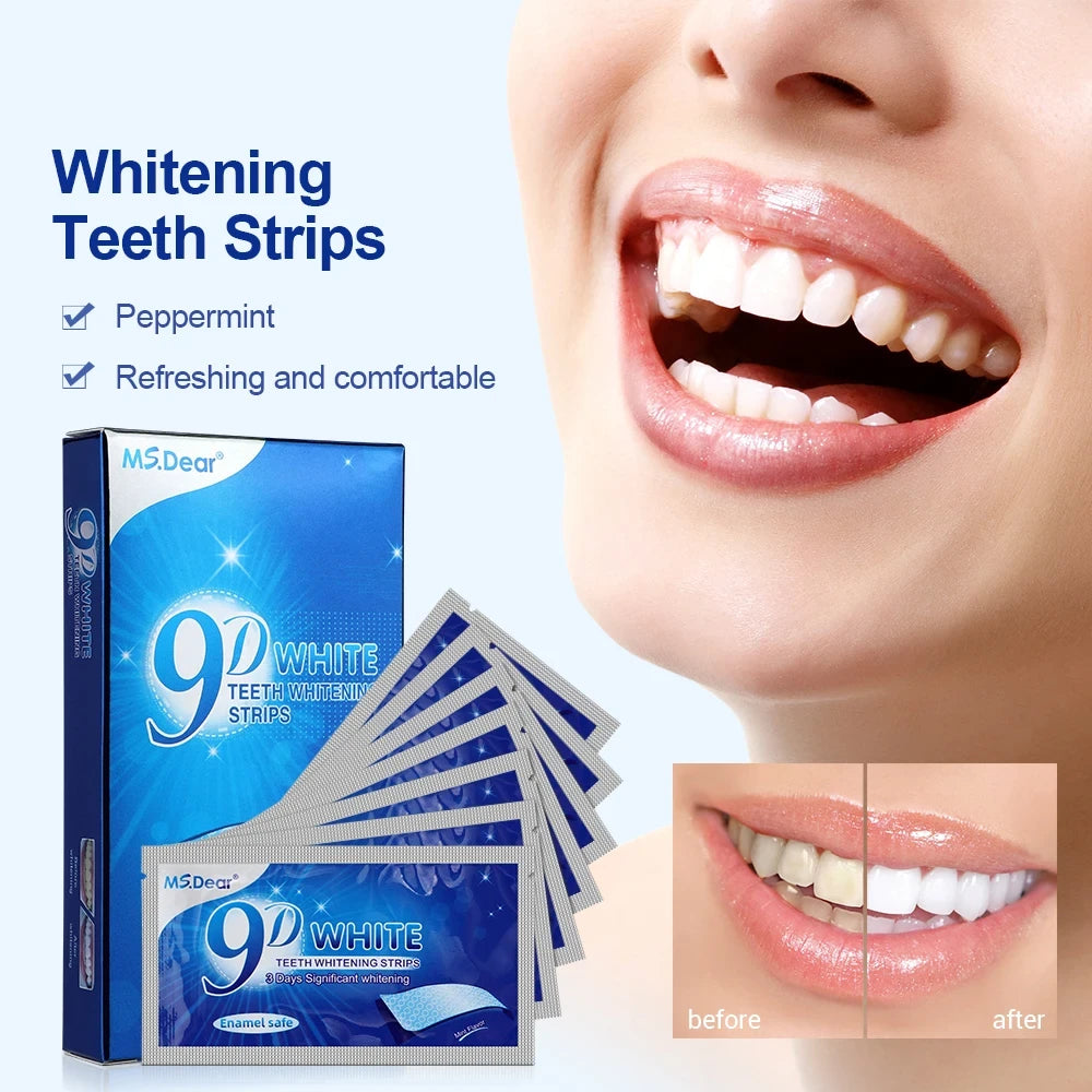9D Teeth Whitening Strips