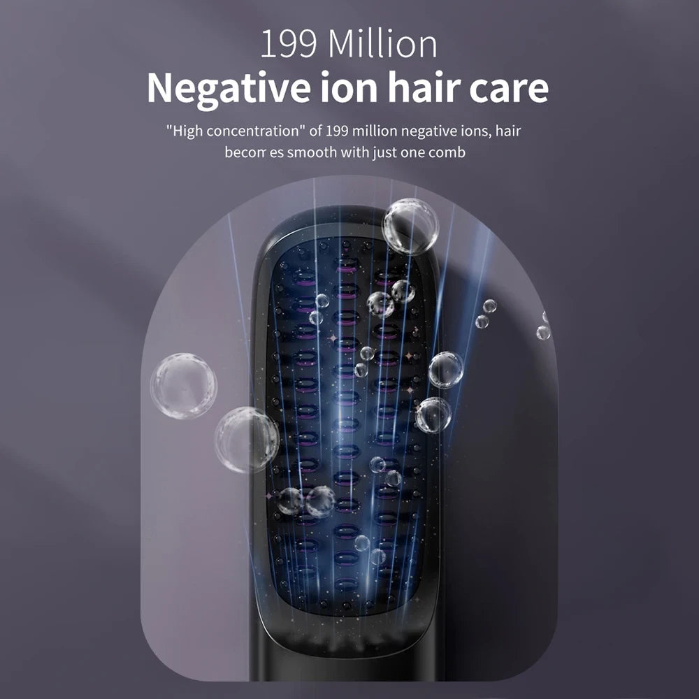 Cordless Ceramic Hair Straightening Brush