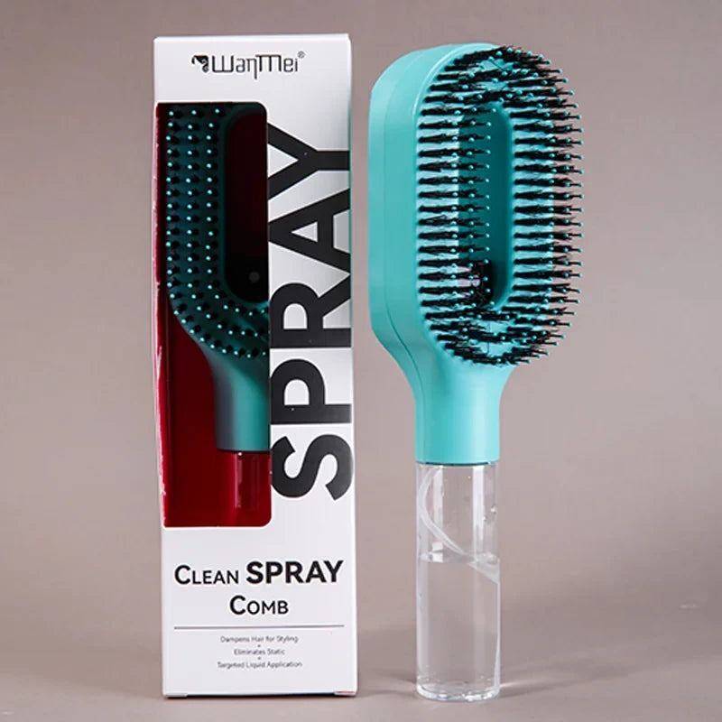 2-in-1 Detangling Spray Hairbrush