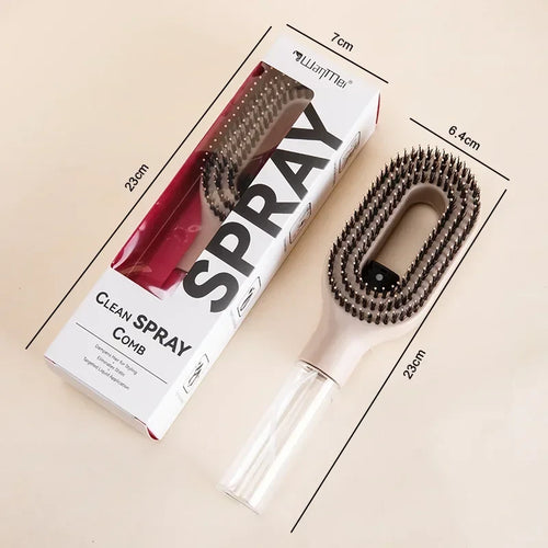 2-in-1 Detangling Spray Hairbrush