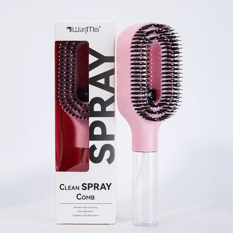 2-in-1 Detangling Spray Hairbrush