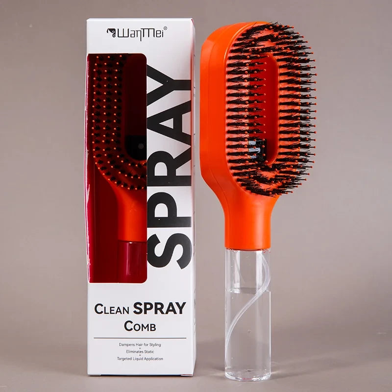 2-in-1 Detangling Spray Hairbrush