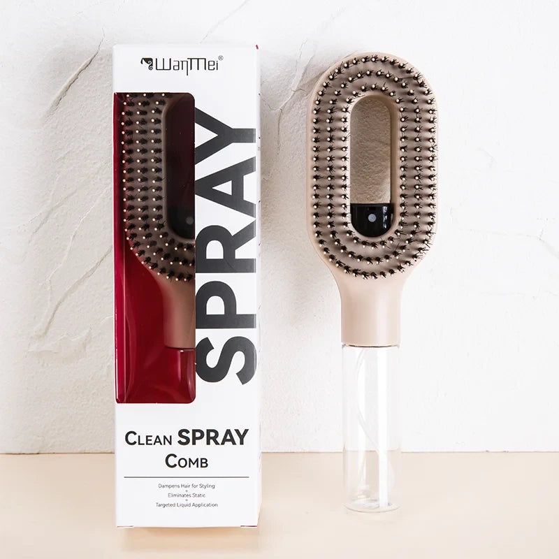 2-in-1 Detangling Spray Hairbrush