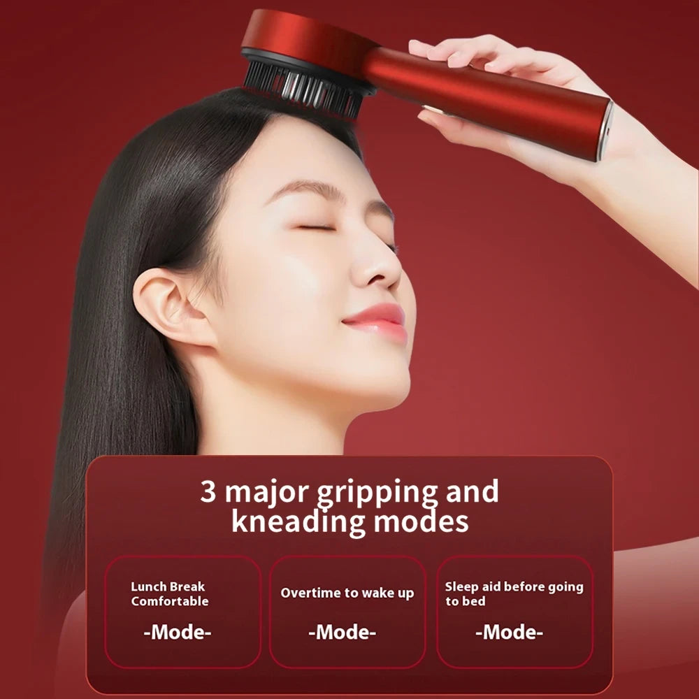 Electric Red Light Scalp Massager