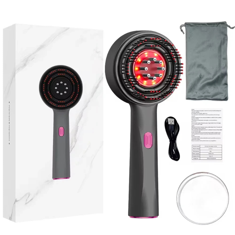 Electric Red Light Scalp Massager