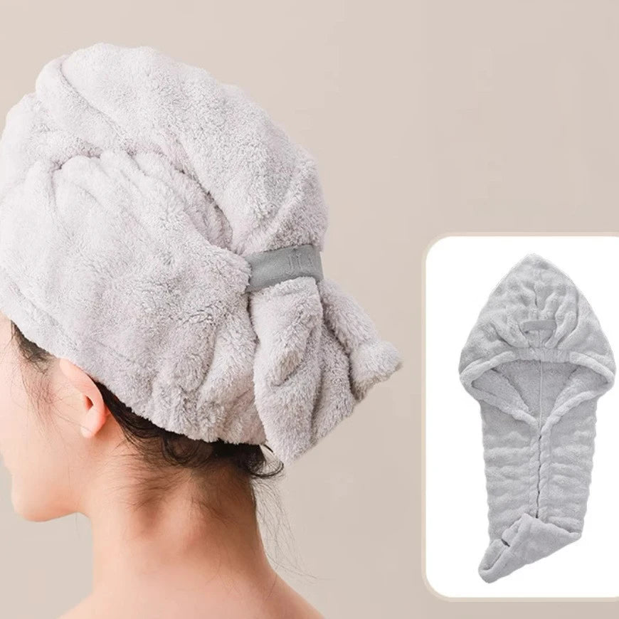 Absorbent Microfiber Hair Towel