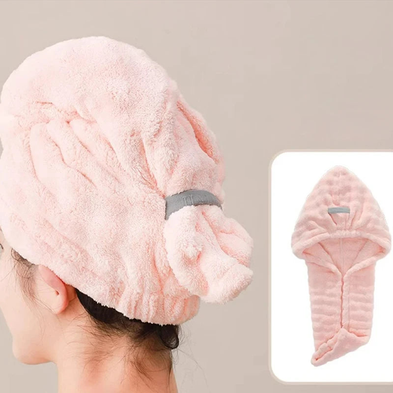 Absorbent Microfiber Hair Towel