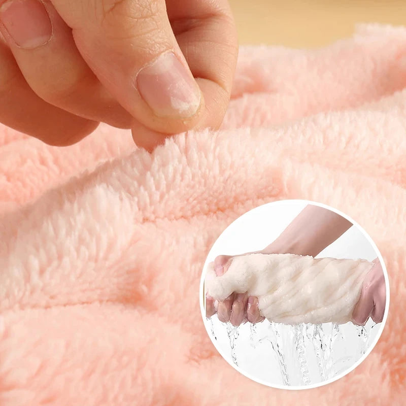 Absorbent Microfiber Hair Towel