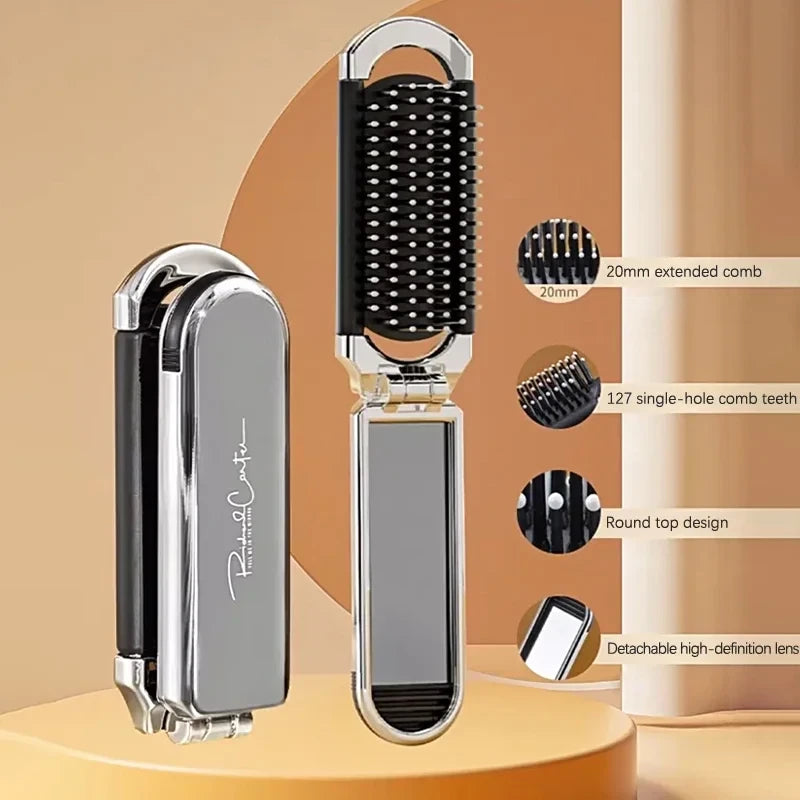 Foldable Travel Hairbrush