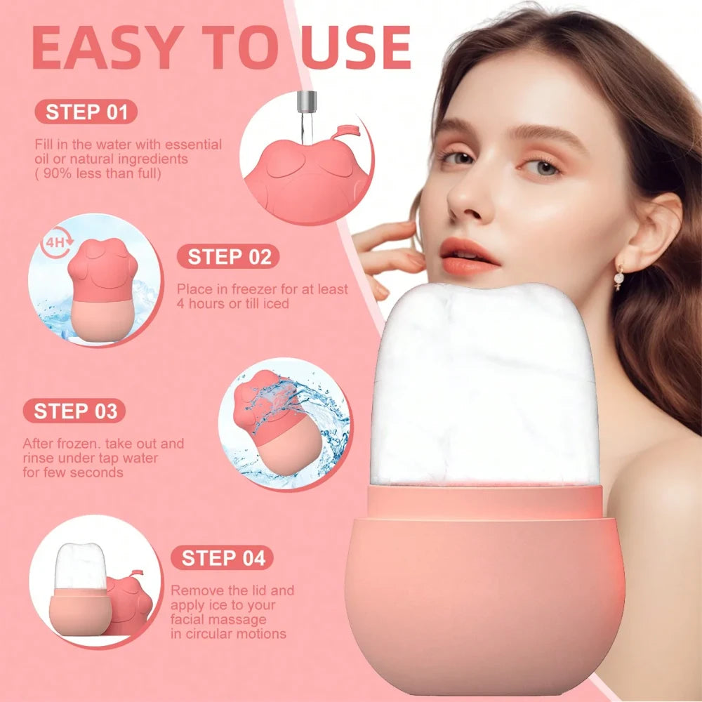 Silicone Ice Face Roller