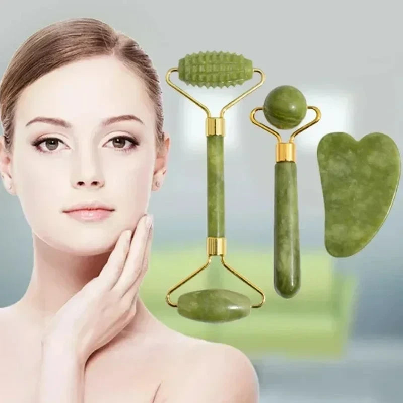 Natural Stone Facial Massage Set
