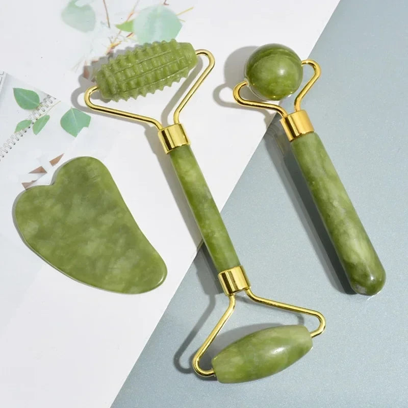 Natural Stone Facial Massage Set