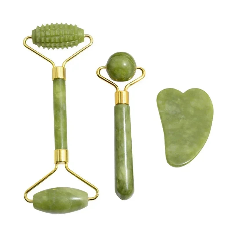 Natural Stone Facial Massage Set