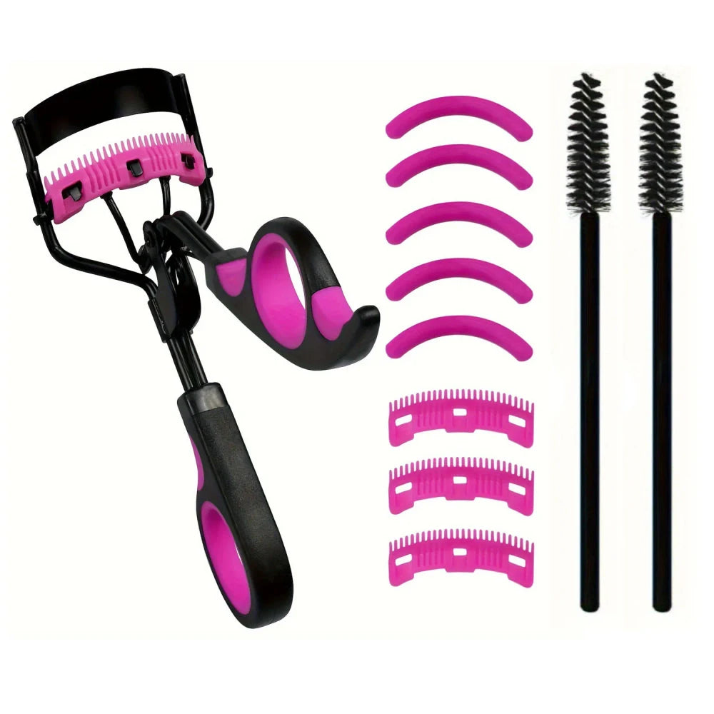 Eyelash Curler and Brush Makeup Set