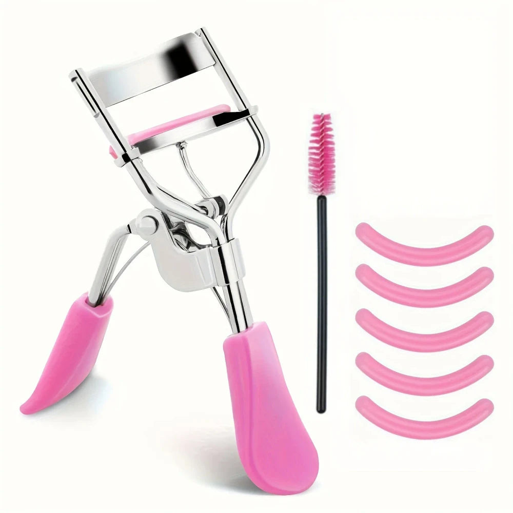 Eyelash Curler and Brush Makeup Set