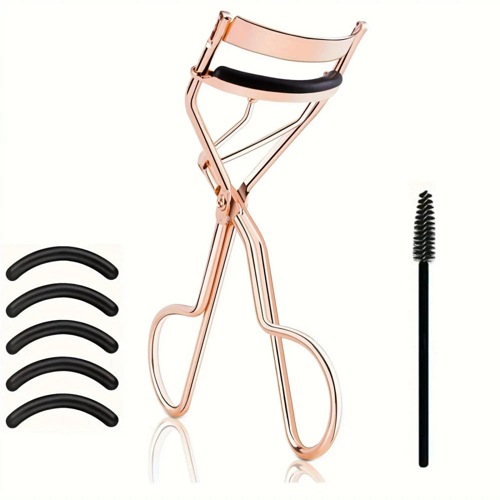 Eyelash Curler and Brush Makeup Set