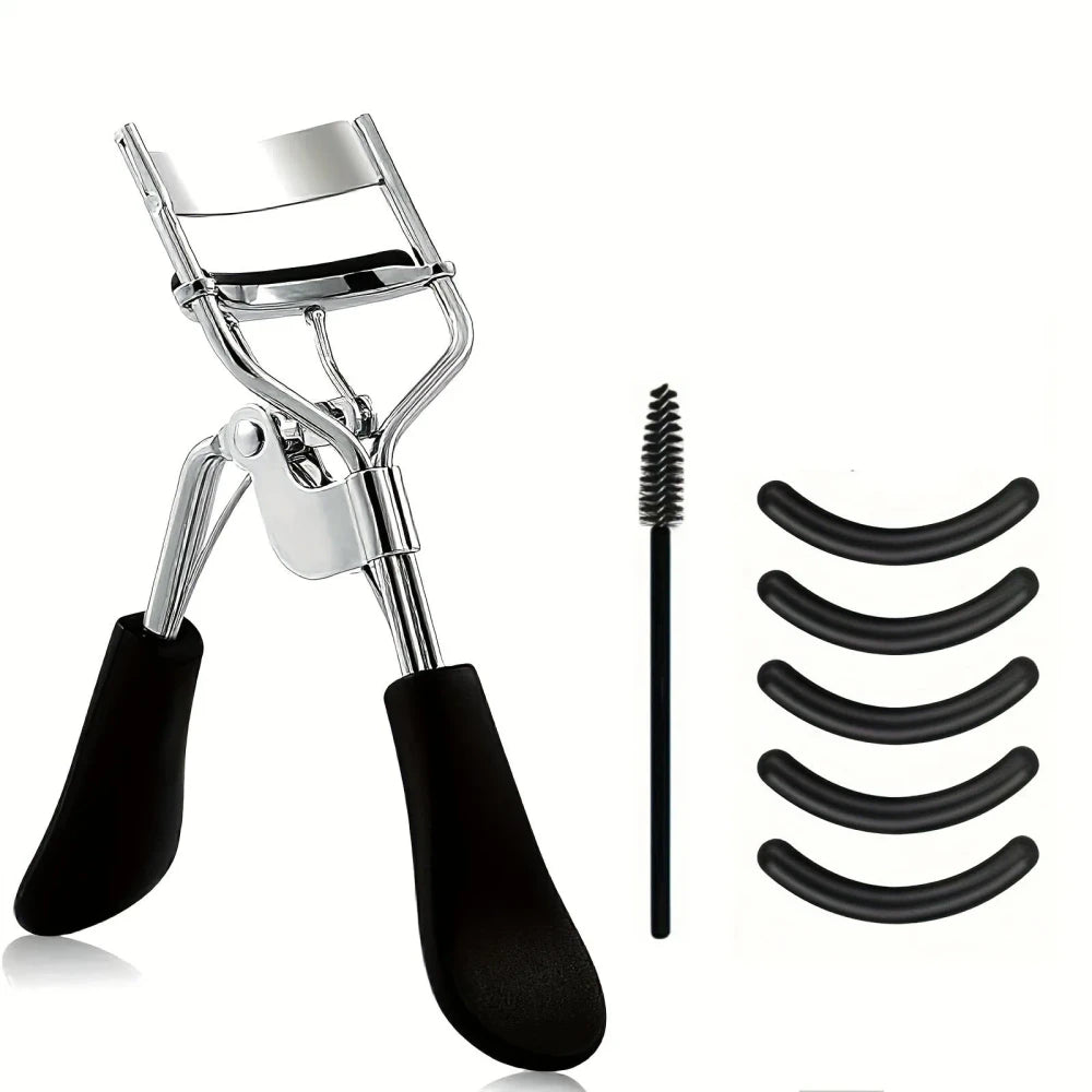 Eyelash Curler and Brush Makeup Set
