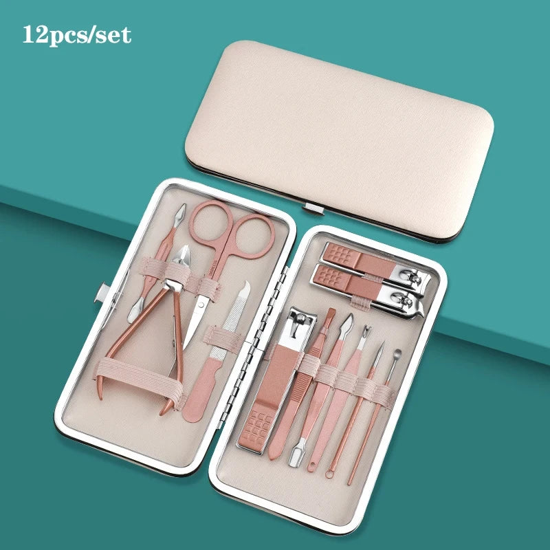 Professional Stainless Steel Manicure Set