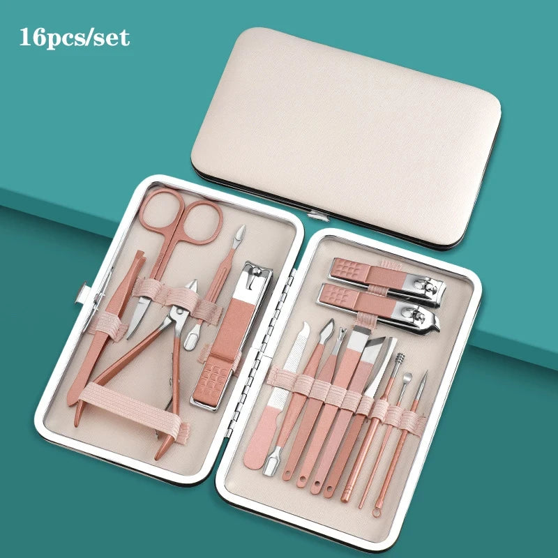 Professional Stainless Steel Manicure Set